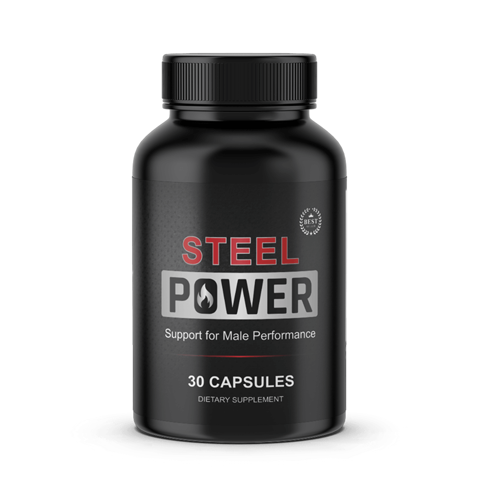 Steel Power For Men bottle