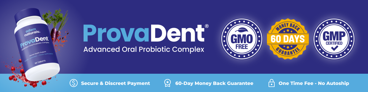 ProvaDent supplement facts label image