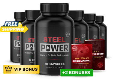 Steel Power For Men 6 bottles package
